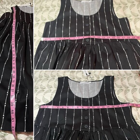 Modcloth Black Friday Striped to the Bone Midi Dress Midi Dress 10 AU 6 US NWT - Picture 13 of 13